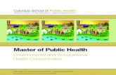 Colorado School of Public Health Environmental and Occupational Health Master of Public Health