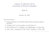 Lesson17: Functions Of  Several  Variables