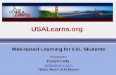 Engaging Adult ESL Online Learners with USALearns