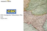 CSC Computer Education Pvt. Ltd. - Company Profile