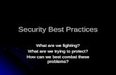 Security Best Practices Use SHIFT ENTER to open the menu (new ...