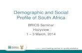 Demographic and Social Profile of South Africa