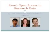 Panel: Open Access to Data- Q&A