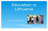 Education in lithuania