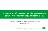 Cornel Coman - 7 metode alternative de promovare prin PPC Marketing pentru IT&C (2013.10.29, The HUB Bucharest)