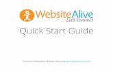 WebsiteAlive Quick Start Guide