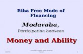 Modaraba, Introduction, Restrictions and Permissions
