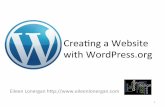 Creating a Website with WordPress.org