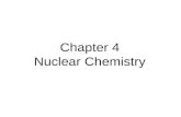 Chapter 4 Nuclear Chemistry Background Radiation