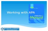 Working with APA