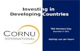 TBN Members Day 2011 - Matthijs van der Hoorn - Cornu international