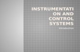 Instrumentation and control systems
