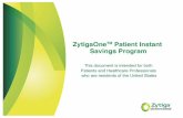 ZytigaOne™  Patient Instant Savings Program