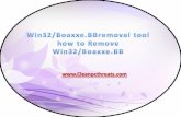 Remove/ Delete Win32/Boaxxe.BB from Your PC
