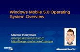 Windows Mobile 5.0 Operating System Overview.ppt