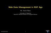 Web Data Management with RDF