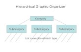 Hierarchical graphic organizer