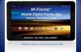 M Forms Sales Presentation