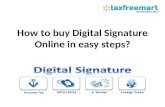 How to buy digital signature