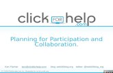 Planningfor Participation and Collaboration