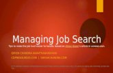 Managing job search
