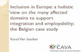 Inclusion in Europe: a holistic view on the many affected domains to support integration and employability; the Belgian case study   public