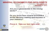 Mineral Economics for Geologists: Take the Test Now! (Dec 2013 - Centre for Exploration Targeting - Allan Trench & John Sykes)