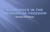 Economics   hayley, george
