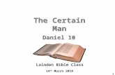 "The certain man"