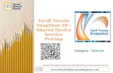 Tariff Trends SnapShot 29 - Shared Device Service Pricing