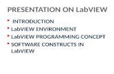 Presentation on LabVIEW Basics