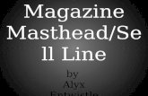 Magazine Masthead/Sell Line