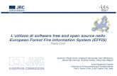 L'utilizzo di software fee and open source nello European Forest Fire Information System (EFFIS)