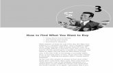 How to Find What You Want to Buy