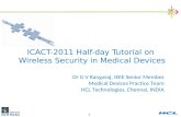 Tutorial Dr G V Rangaraj Wireless Security in Medical Devices