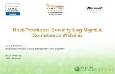 Best Practices: Security Log Management and Compliance