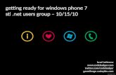 Getting ready for Windows Phone 7