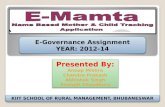 E-governance e-mamta assignment ppt