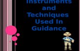 Instruments and Techniques used in Guidance