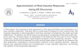 Approximation of Real Impulse Response Using IIR Structures