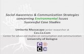 Environmental communication and Social Awareness: Successful Case Studies