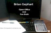 OpenOffice.org and FunBrain.com