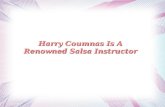 Harry Coumnas Is A Renowned Salsa Instructor