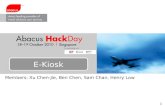 Abacus Hack Day Singapore - Winning hack