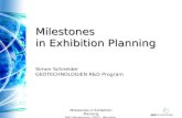 Milestones in Exhibition Planning