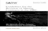 Guidelines for the Revision of Mining Contracts in the DRC