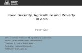 Keynote: Food Security, Agriculture and Poverty in Asia- Peter Warr