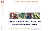 Noise control best practice and Best Available Technology (BAT)