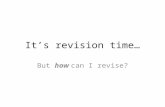 Revision tips