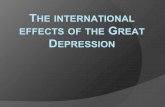 International impacts of the Great Depression